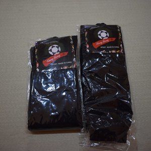 Black Soccer Socks 2 pair